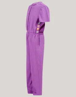 Crochet Jumpsuit Donkerpaars