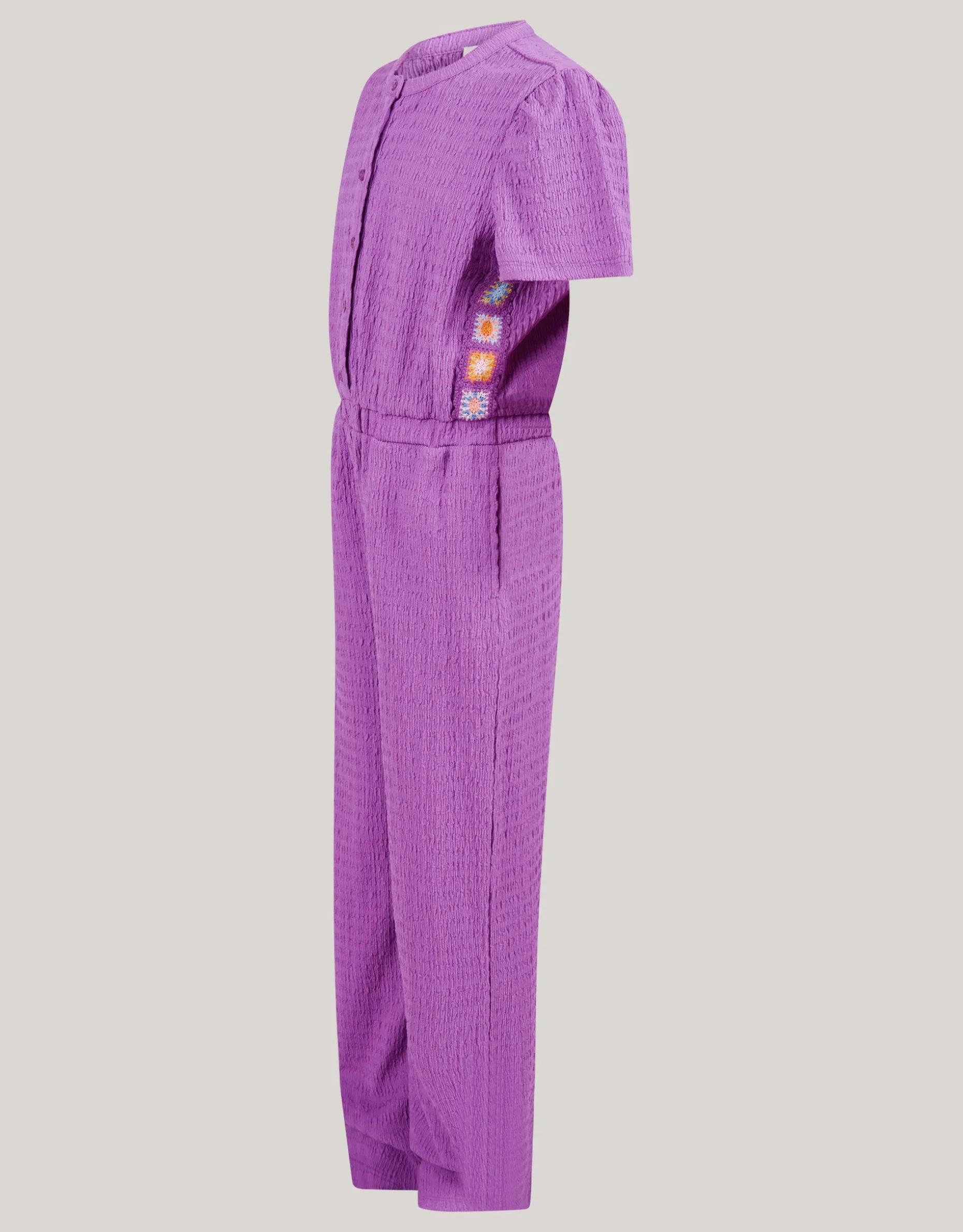 Crochet Jumpsuit Donkerpaars