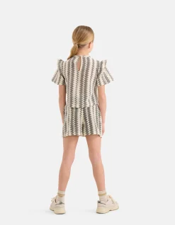 Crochet Top Zwart