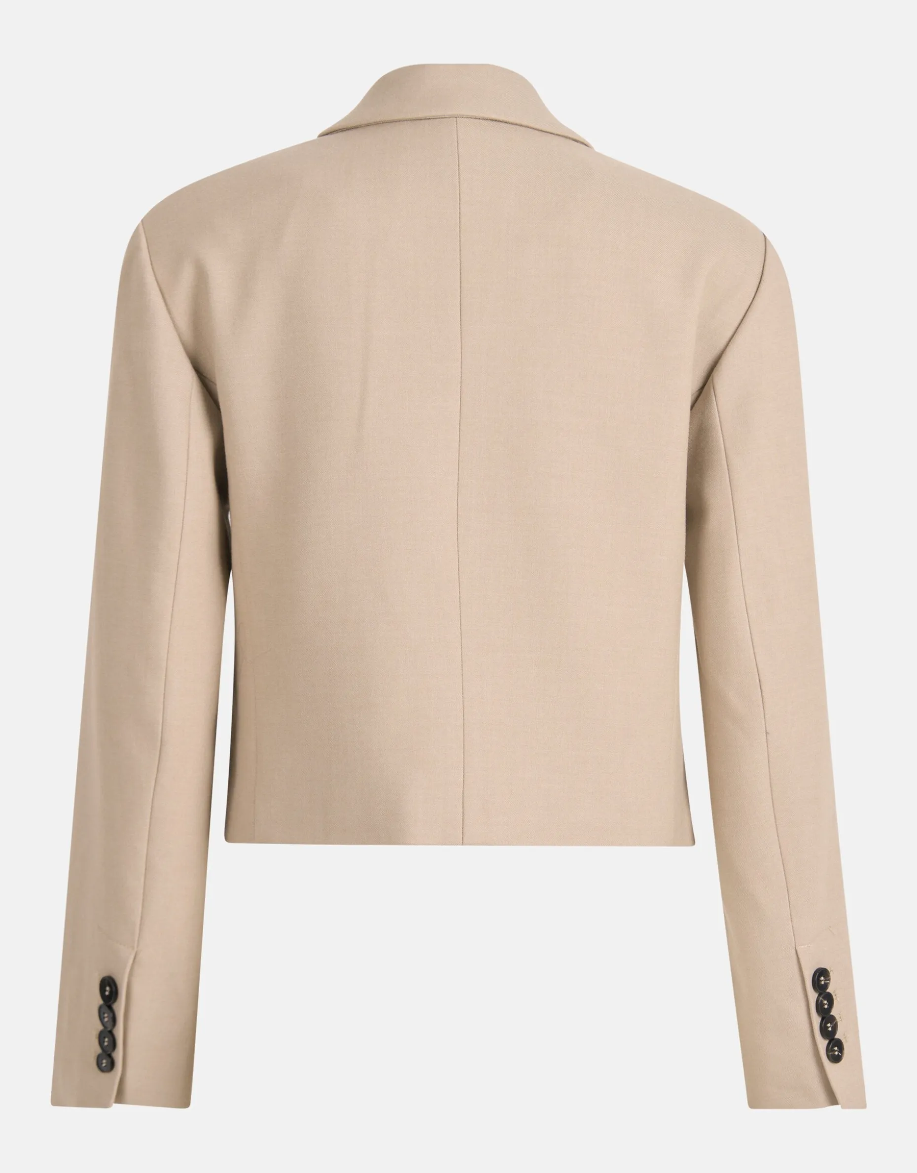 Cropped Blazer Beige