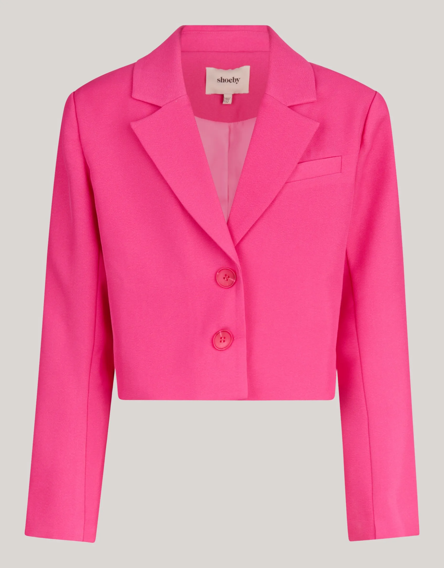 Cropped Blazer Roze