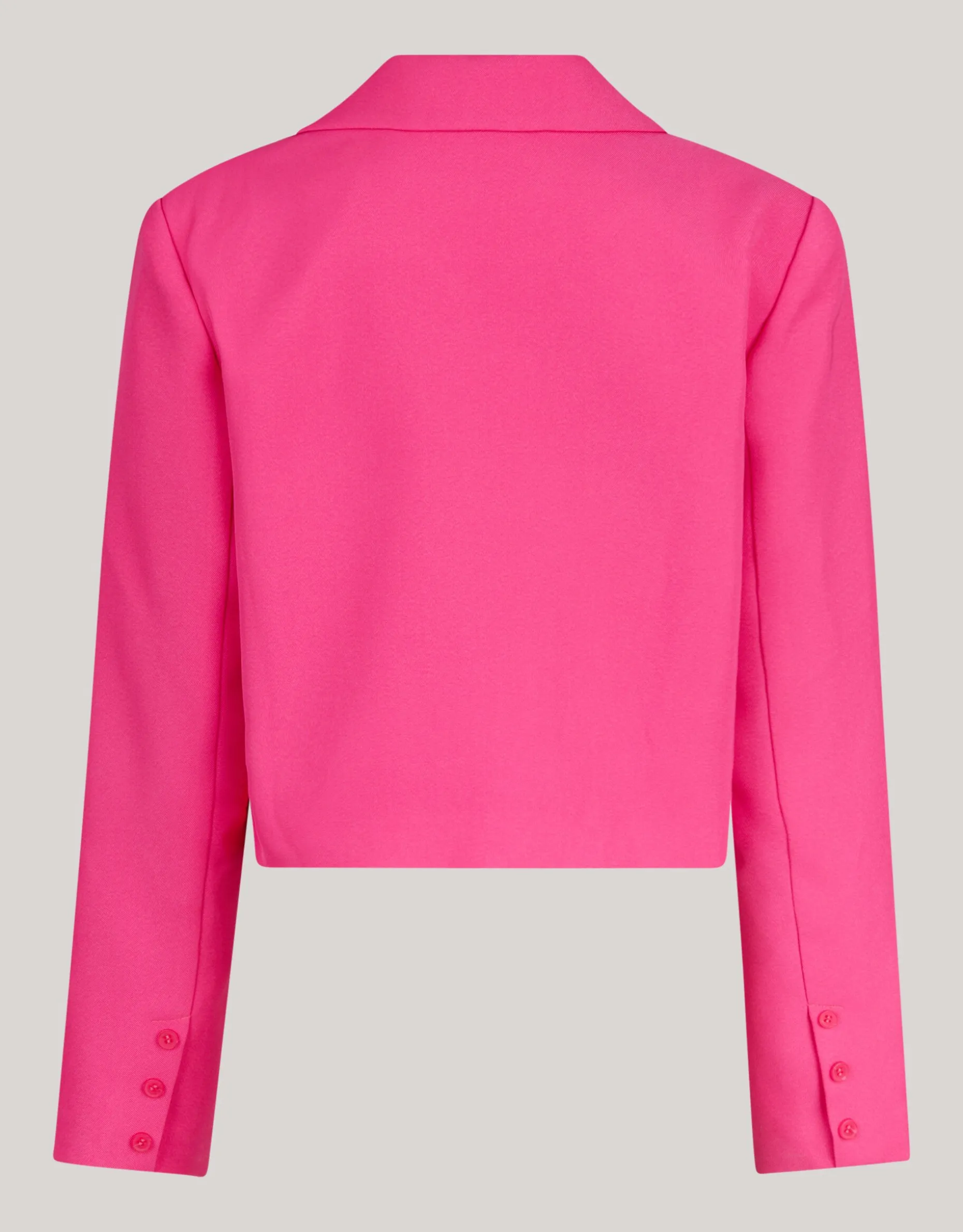Cropped Blazer Roze