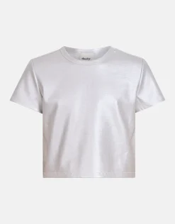 Cropped Top Zilver