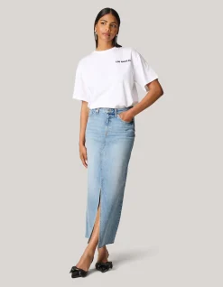 Denim Midi Rok