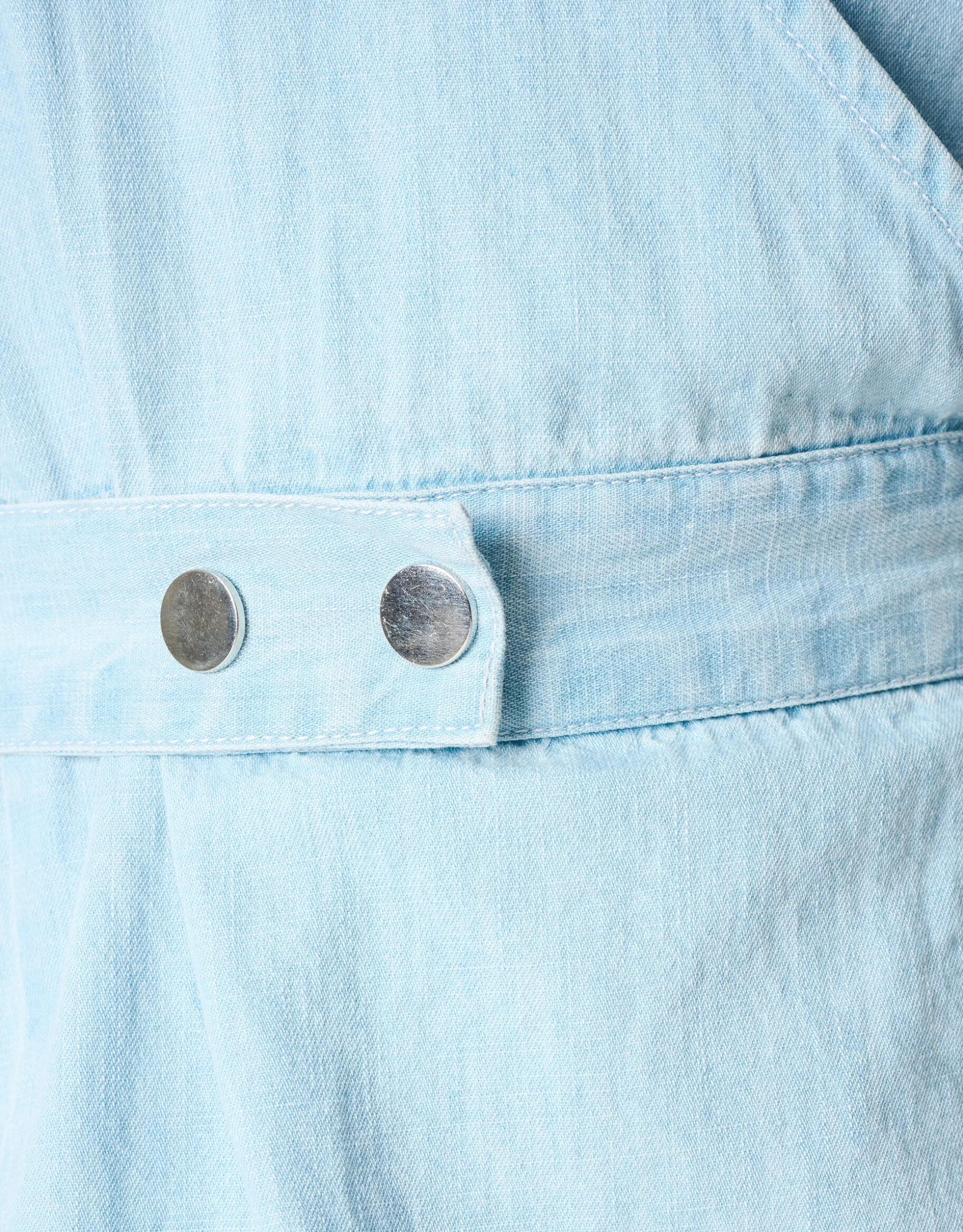 Denim Mini Jurk Bleached