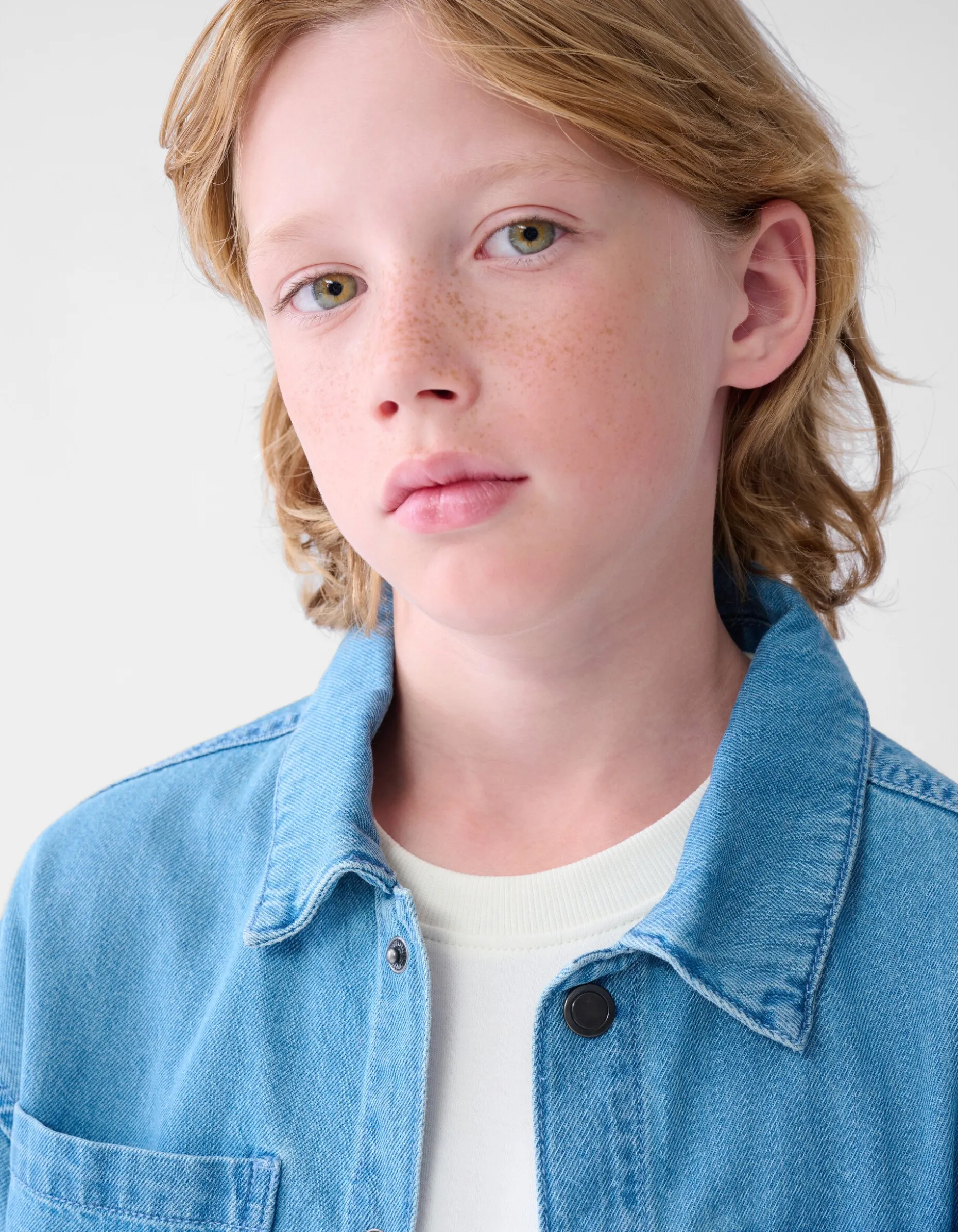Denim Overhemd Blauw