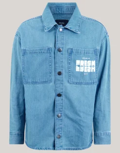 Denim Overhemd Blauw