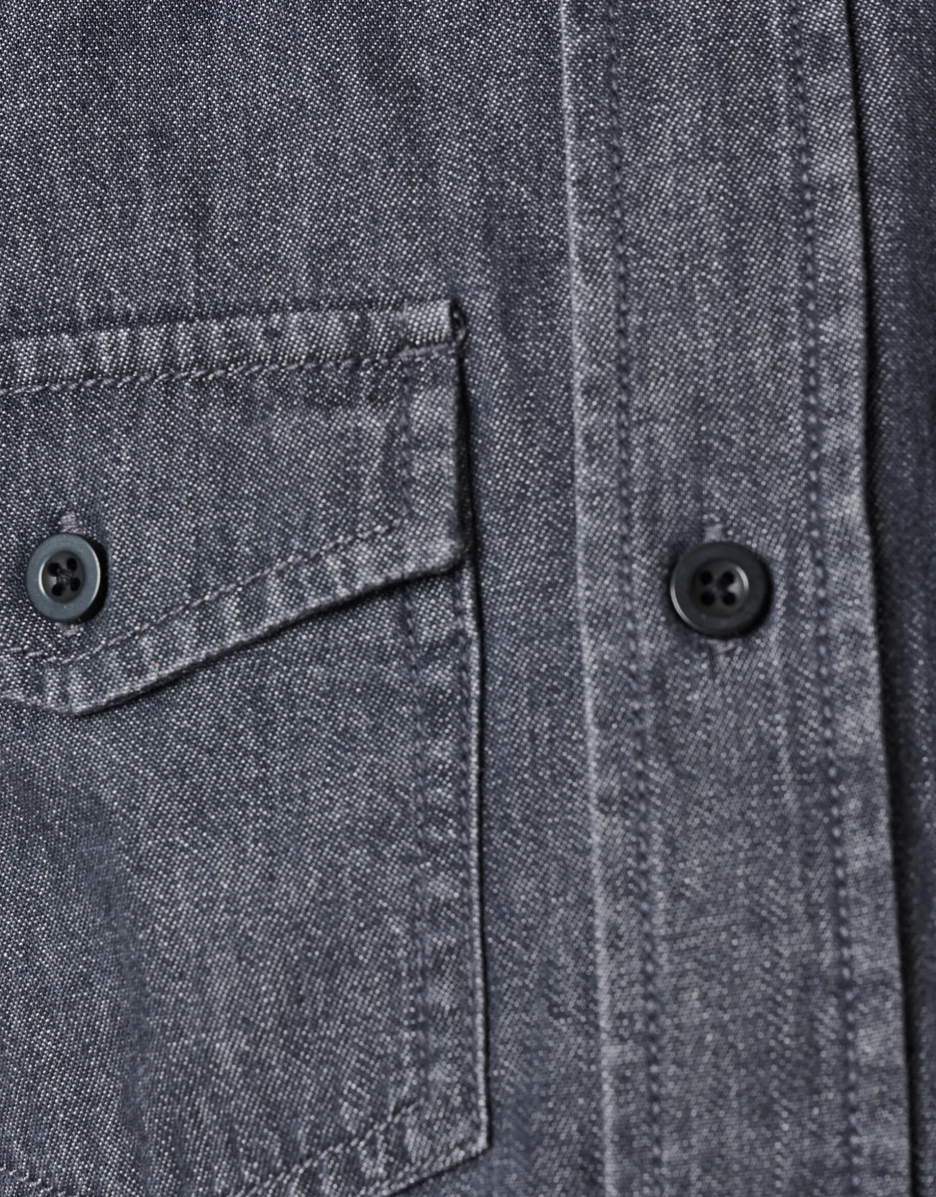 Denim Overhemd Donkergrijs