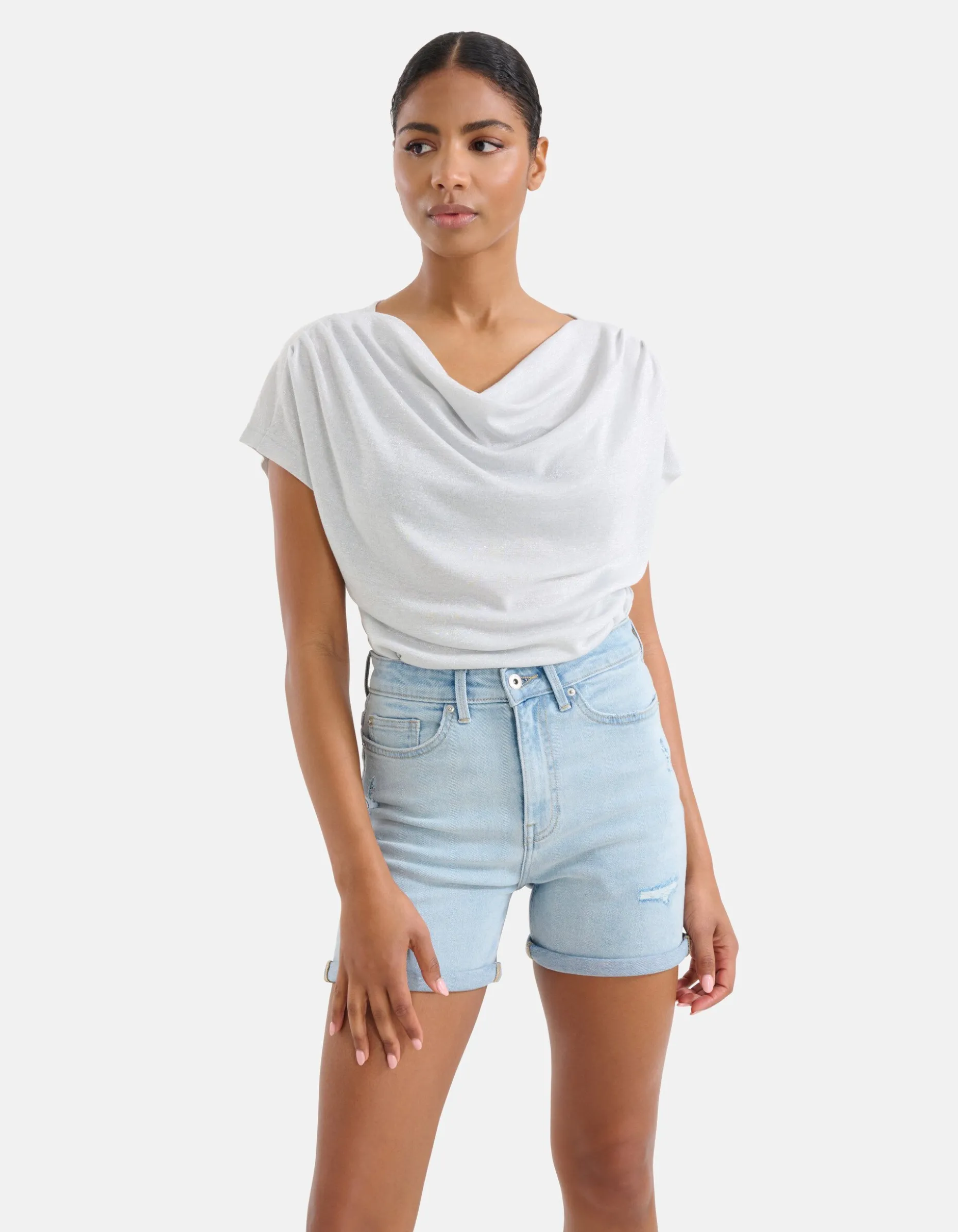 Denim Short Bleached
