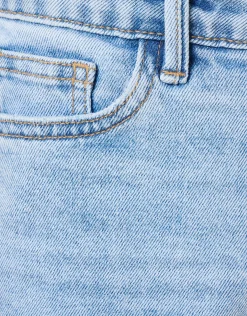 Denim Short Lichtblauw