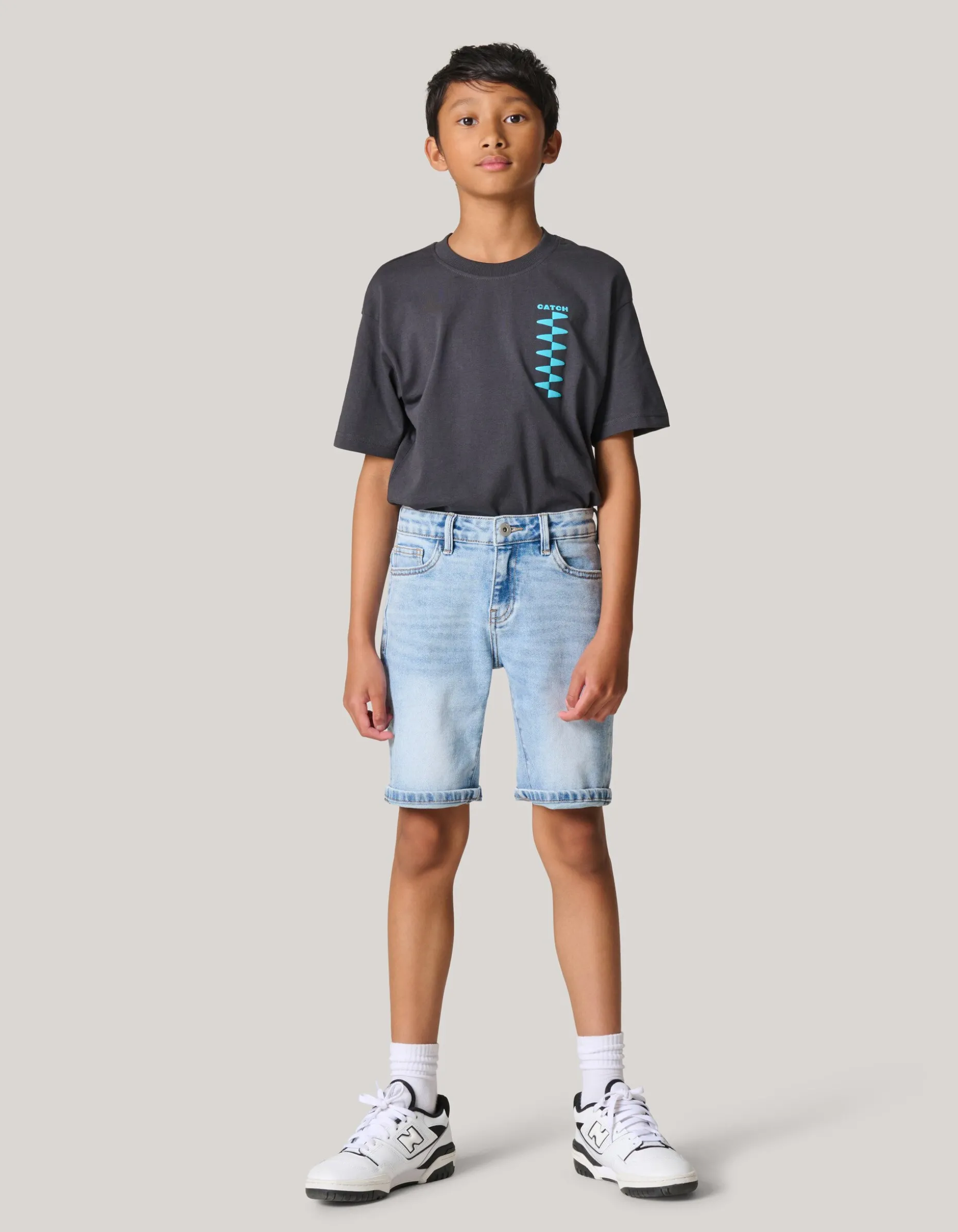 Denim Short Lichtblauw