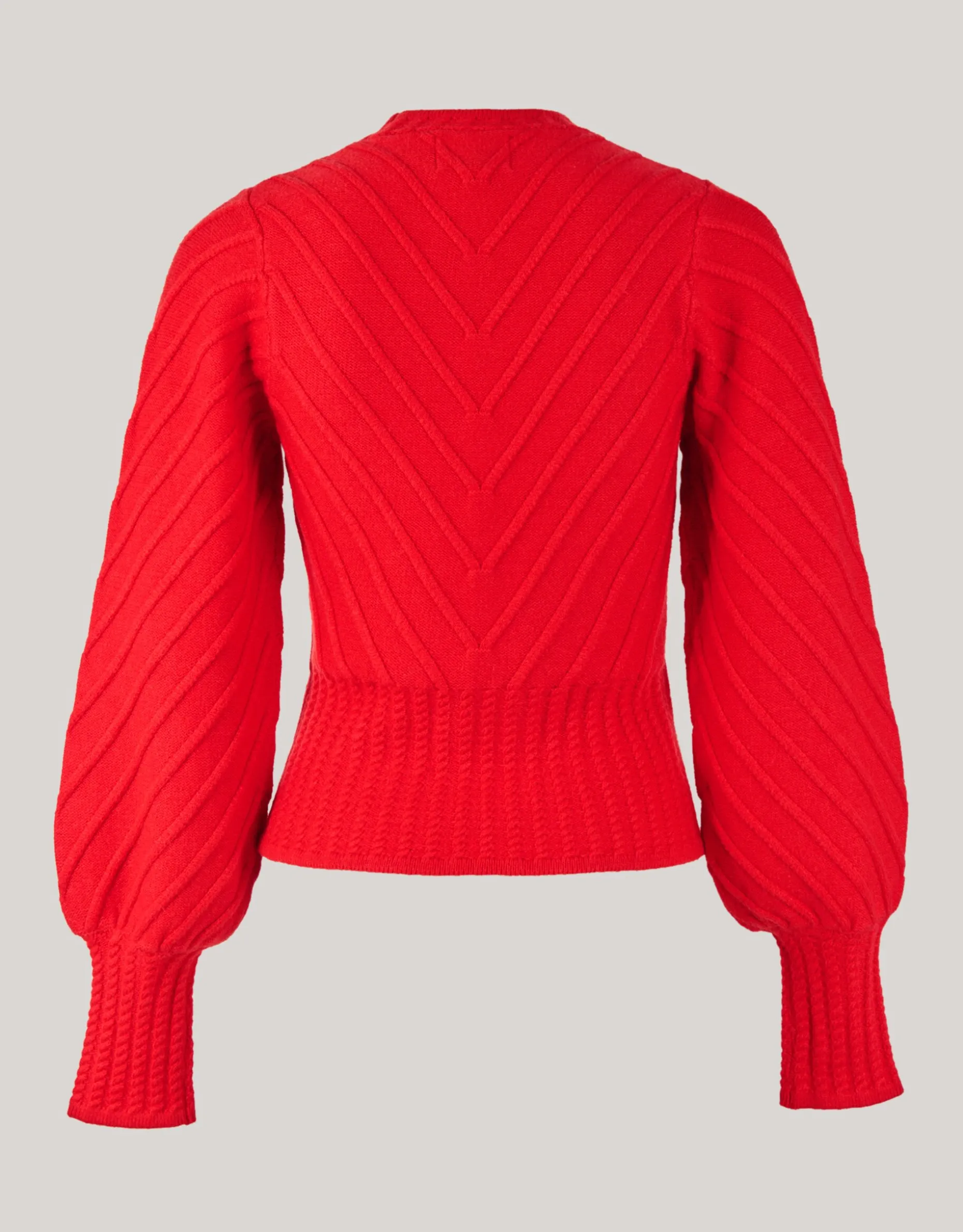 Diagonaal Trui Rood