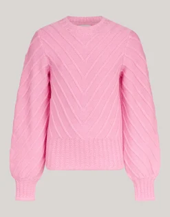 Diagonaal Trui Roze
