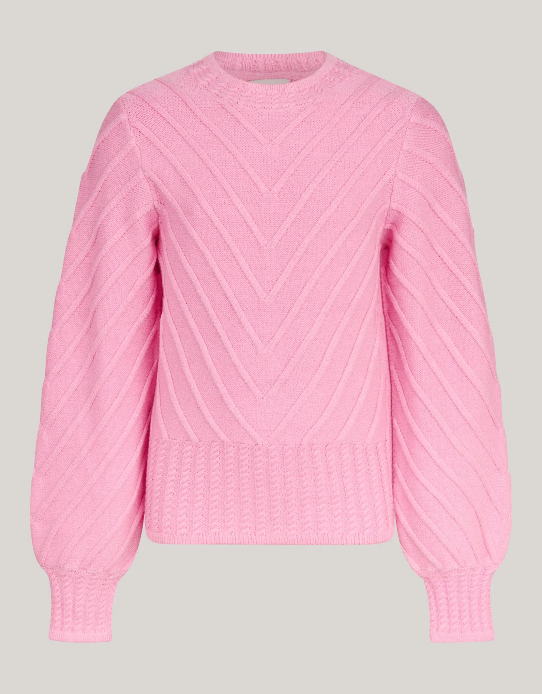 Diagonaal Trui Roze