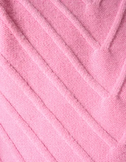 Diagonaal Trui Roze