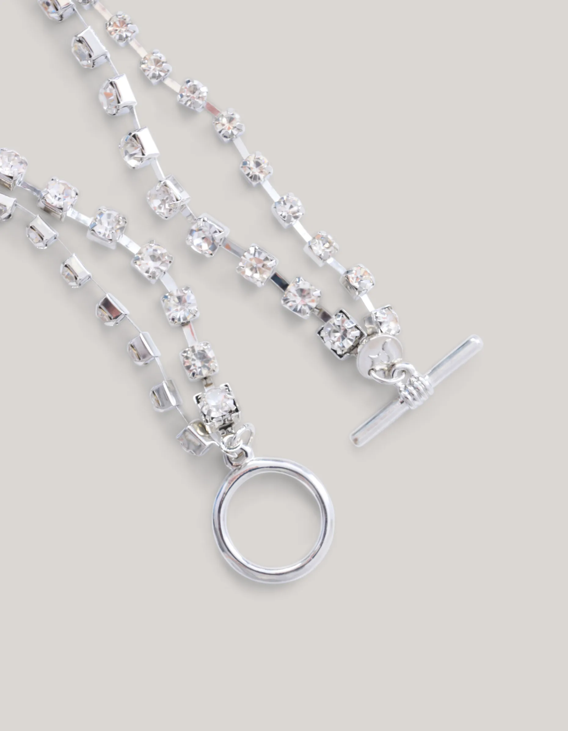 Double Ketting Zilver