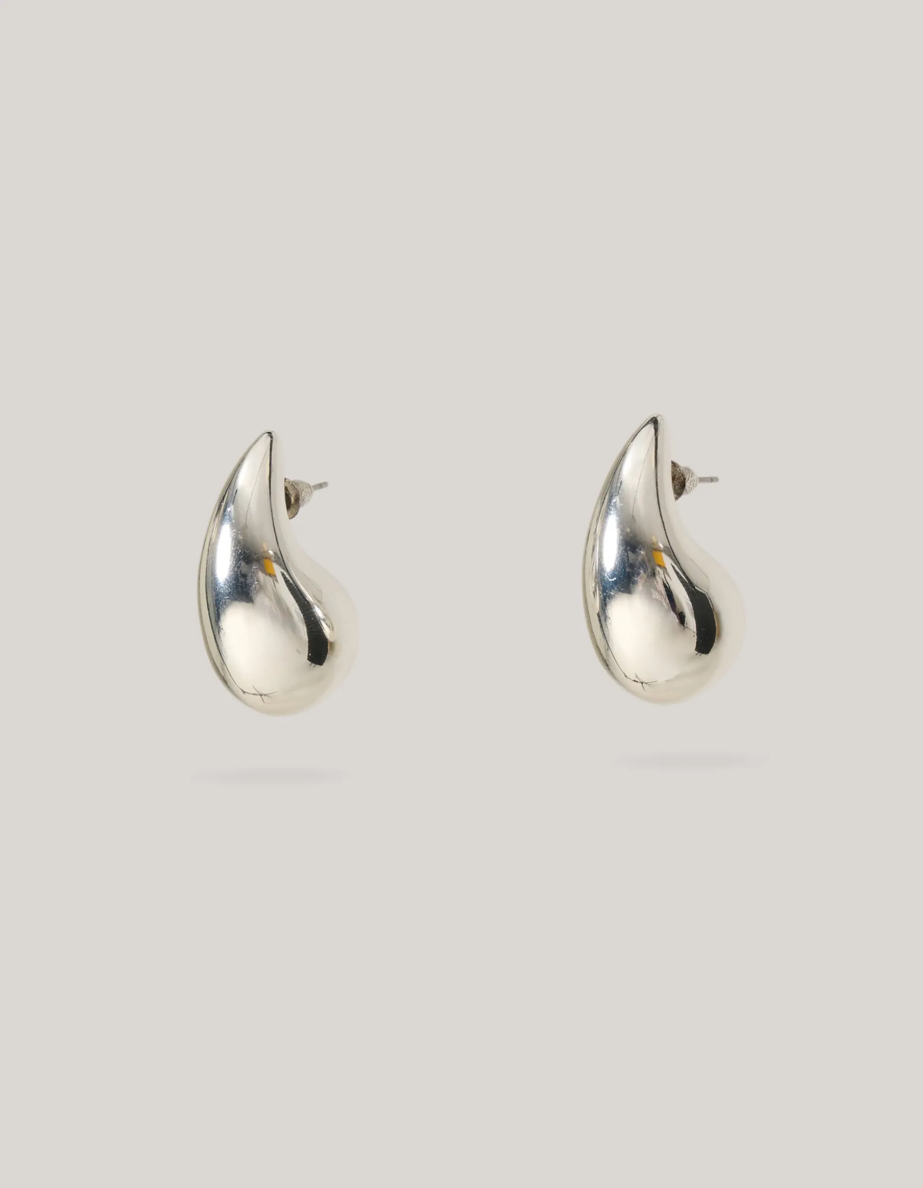 Drop Shape Oorbellen Zilver