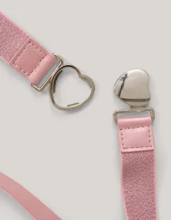 Elastieken Heart Riem Roze