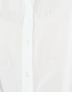 Embellished Blouse Wit