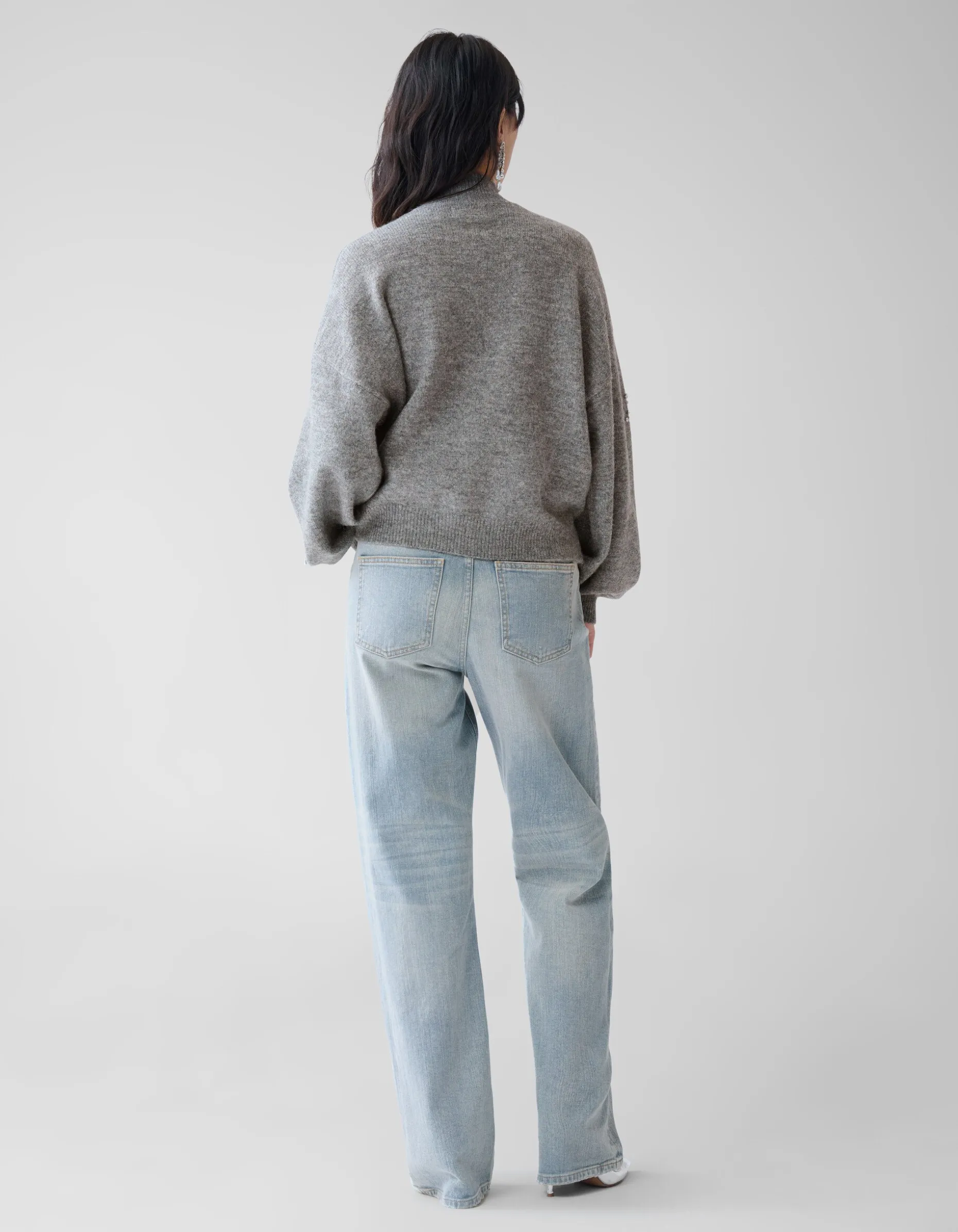 Embellished Trui Grijs By Fred