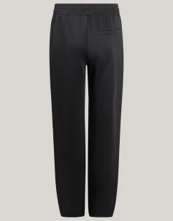 Embellished Wide Leg Broek Zwart
