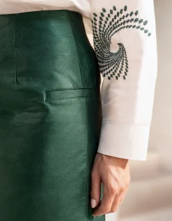 Embroided Blouse Wit By Mieke