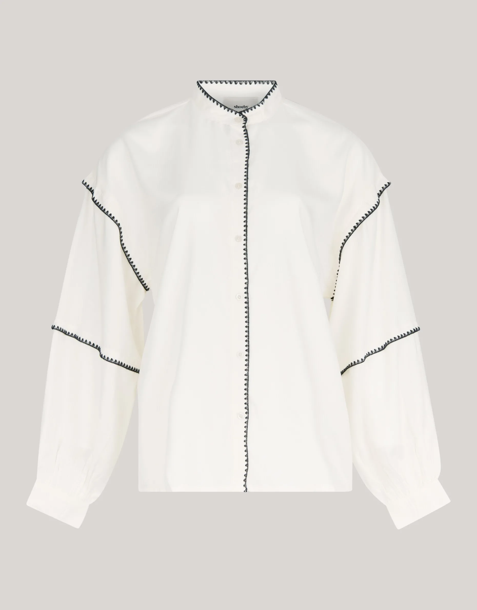 Embroidery Blouse Wit
