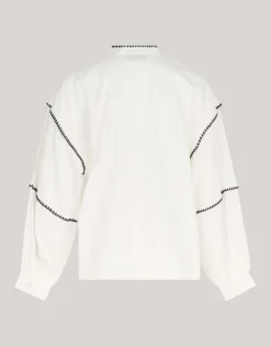 Embroidery Blouse Wit