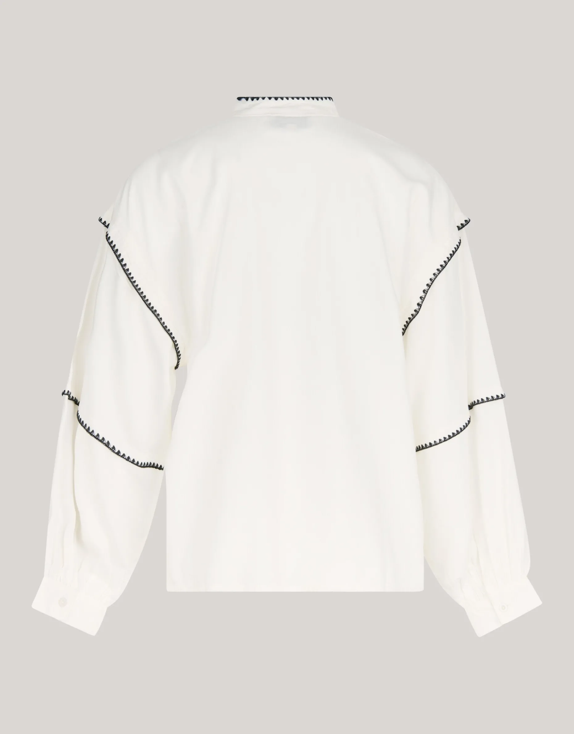 Embroidery Blouse Wit