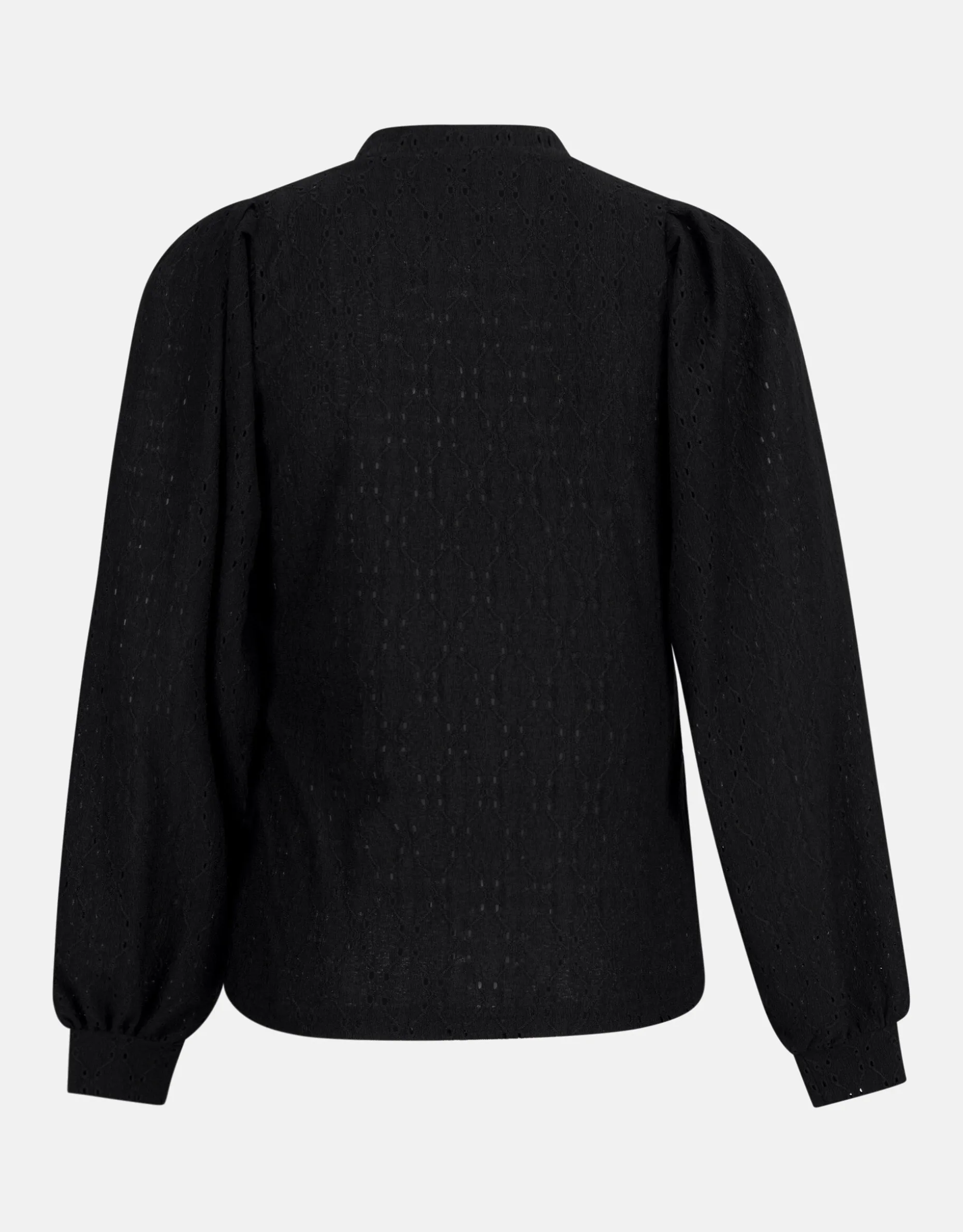 Embroidery Longsleeve Zwart