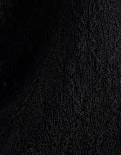 Embroidery Longsleeve Zwart