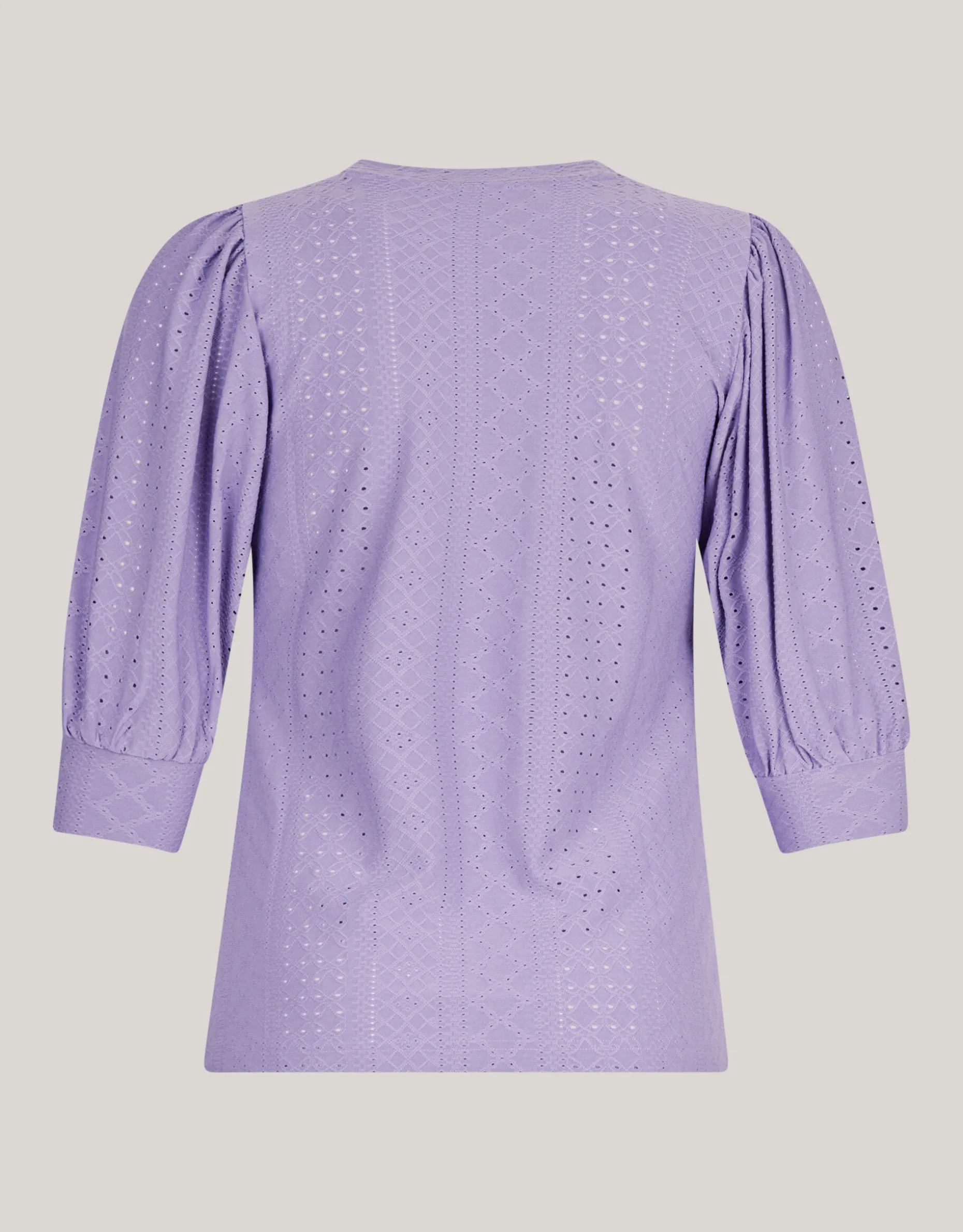 Embroidery Top Paars