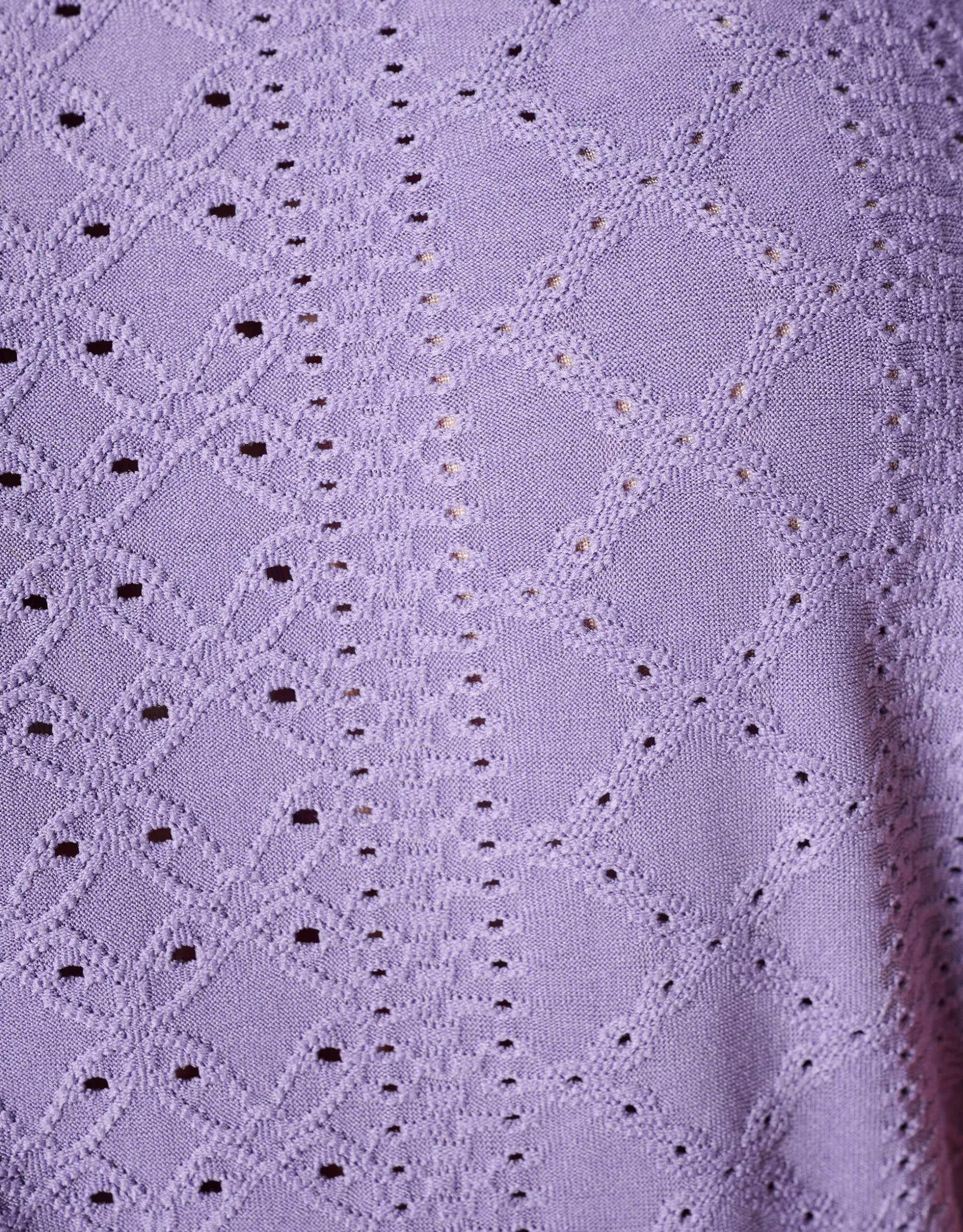 Embroidery Top Paars