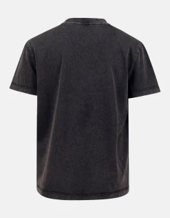 Embroidery T-shirt Donkergrijs
