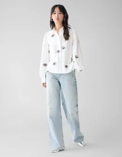 Eye Embroidery Blouse Wit By Fred