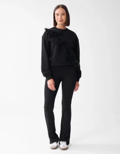 Feather Sweater Zwart