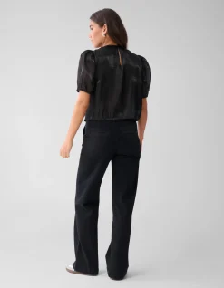 Flower Top Zwart