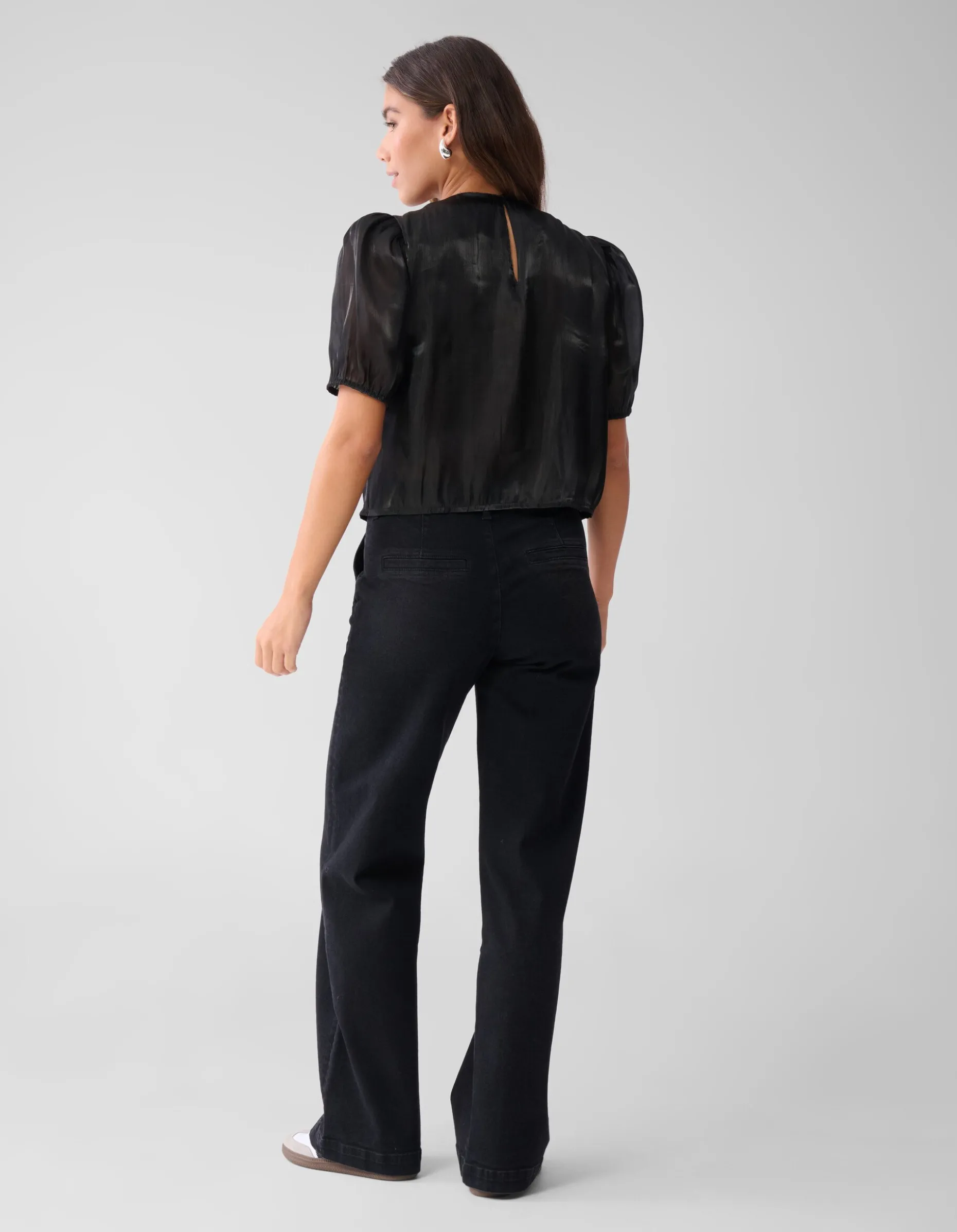 Flower Top Zwart