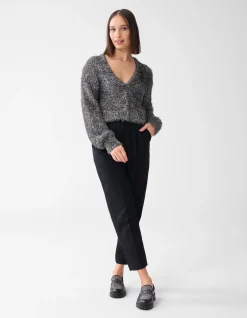 Fluffy Vest Zilver