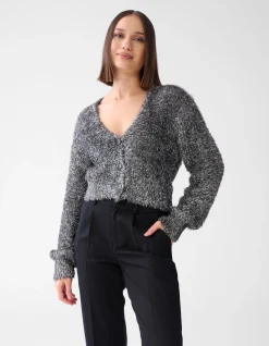 Fluffy Vest Zilver