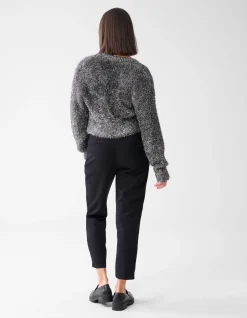 Fluffy Vest Zilver