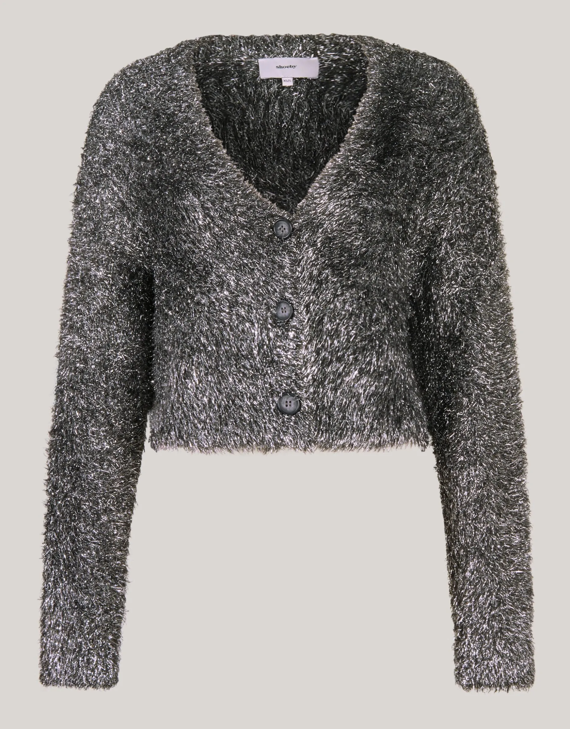 Fluffy Vest Zilver