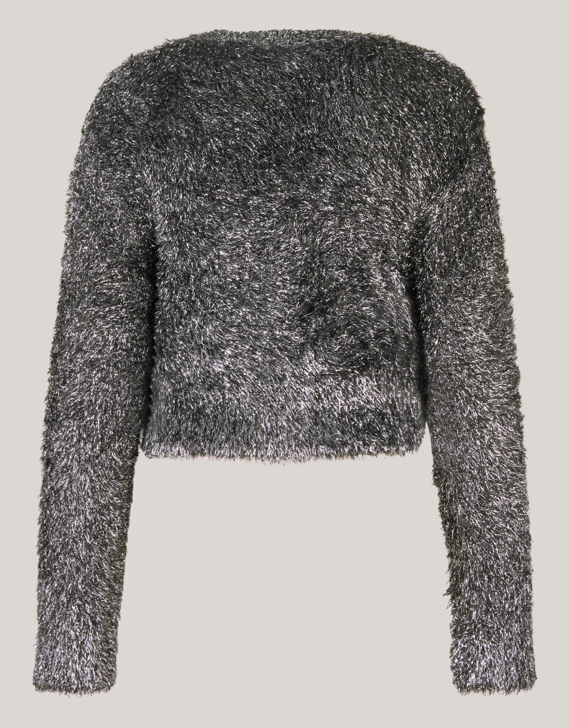 Fluffy Vest Zilver