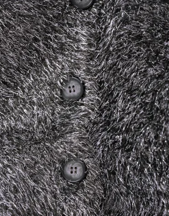 Fluffy Vest Zilver