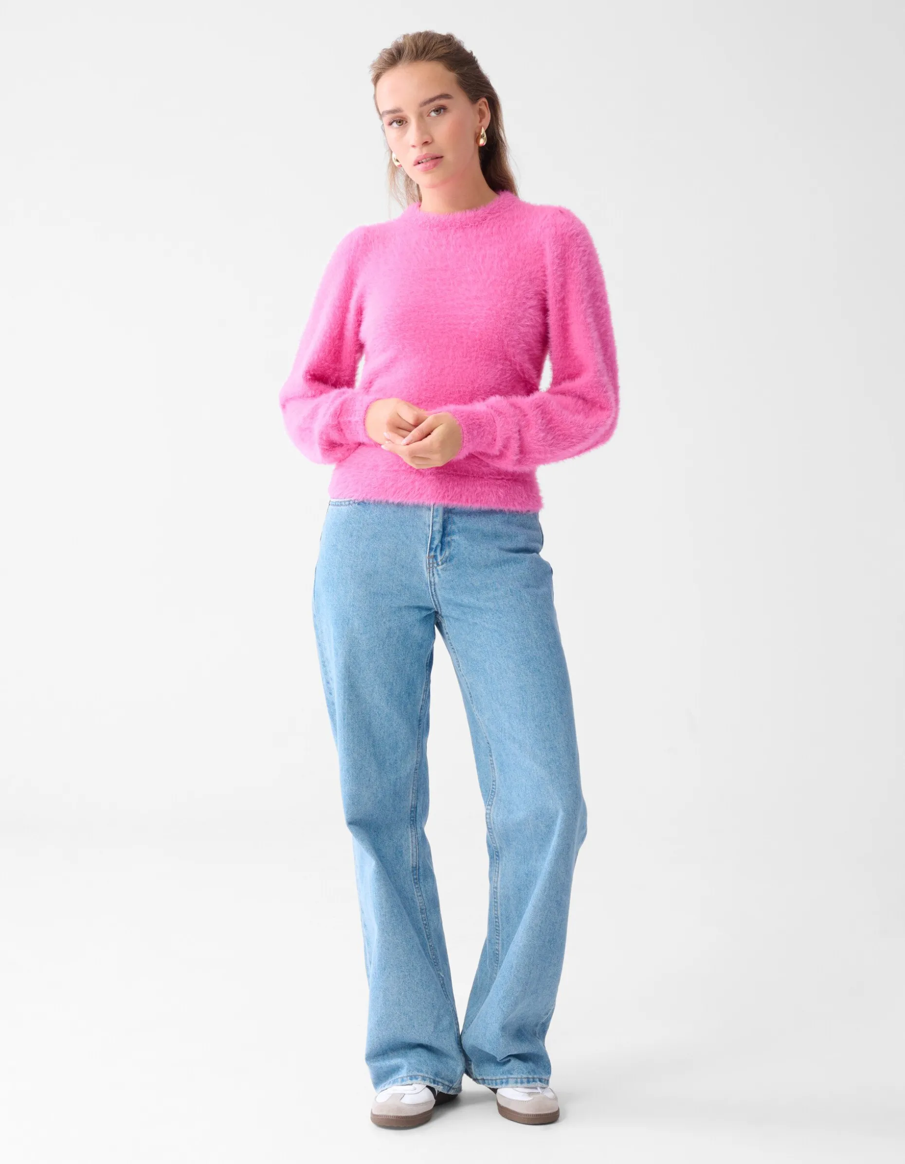 Furry Trui Roze