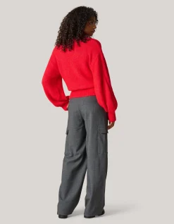 Gebreide Trui Rood
