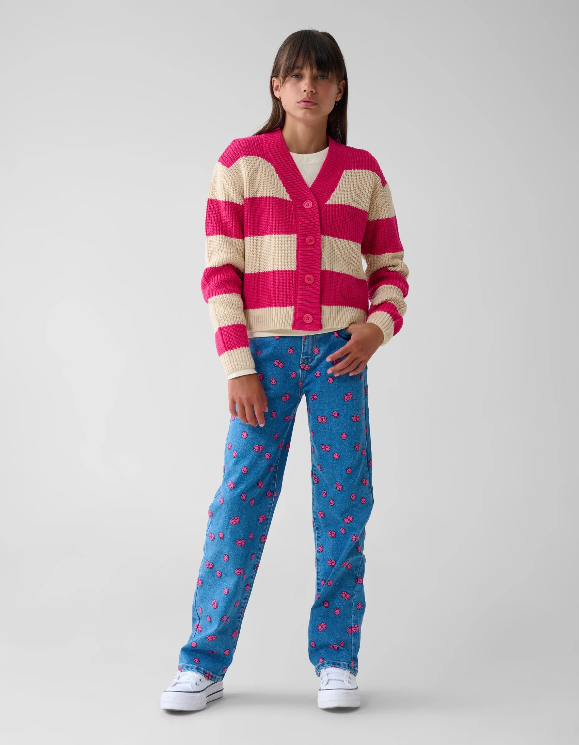 Gestreept Vest Roze