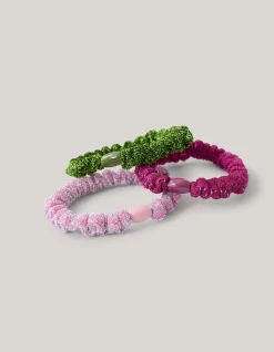 Glitter Elastiek Set Meerkleurig