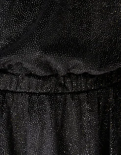 Glitter Jurk Zwart