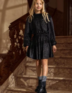 Glitter Jurk Zwart